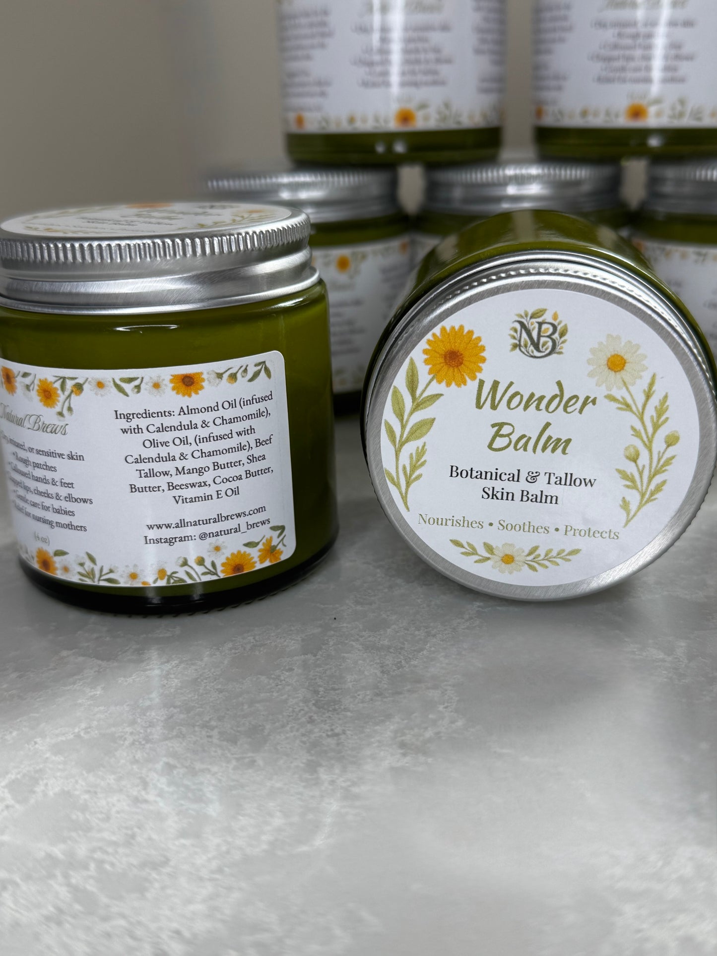 Wonder Balm Calendula & Chamomile Tallow Salve