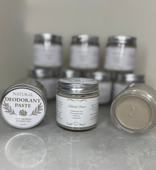 Natural aluminum free deodorant